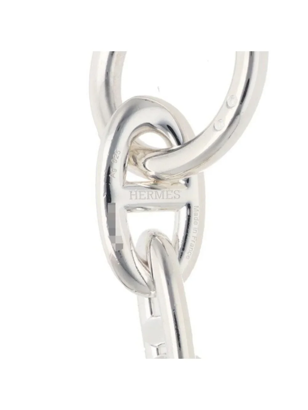 Hermes Chaine D'ancre Silver Choker Necklace GM